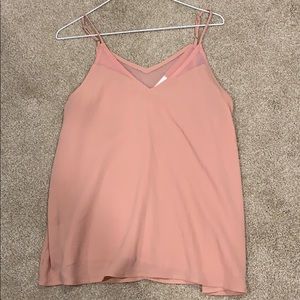 Sophie Rue. Pink textured tank top